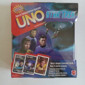 Star Trek English Edition Uno Card Game Mattel Original Series Sealed New Canada